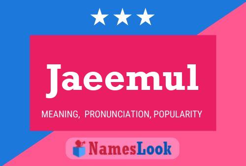 Jaeemul Name Poster