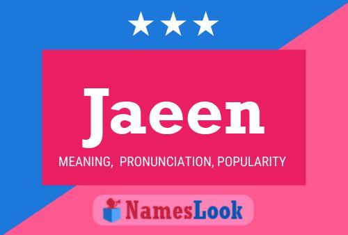 Jaeen Name Poster