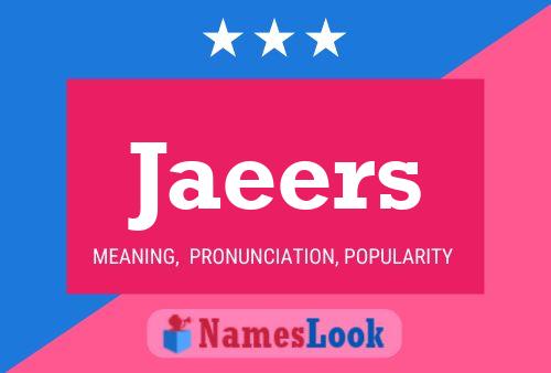 Jaeers Name Poster