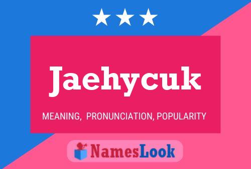 Jaehycuk Name Poster