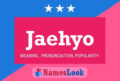 Jaehyo Name Poster