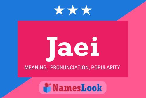 Jaei Name Poster