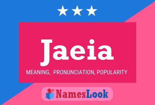 Jaeia Name Poster