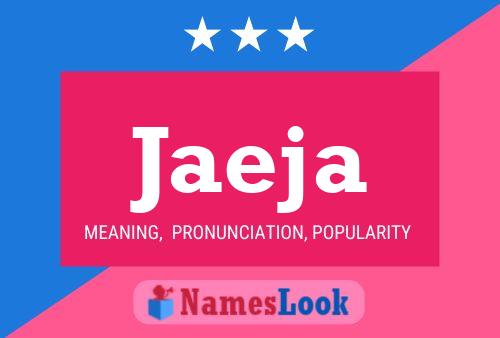 Jaeja Name Poster