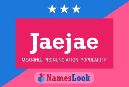 Jaejae Name Poster