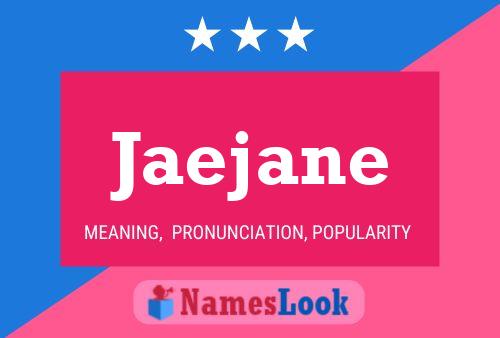 Jaejane Name Poster