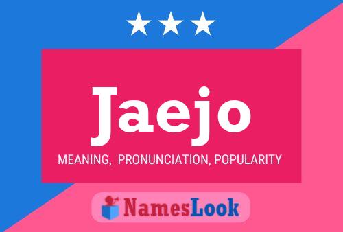 Jaejo Name Poster