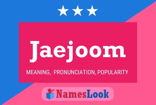 Jaejoom Name Poster