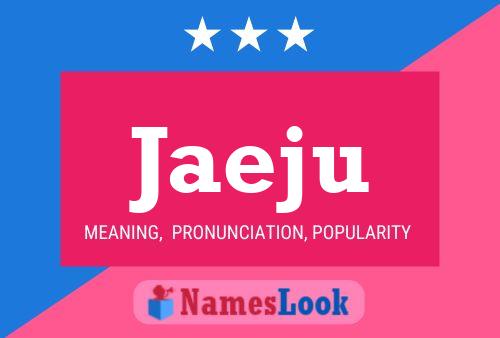 Jaeju Name Poster