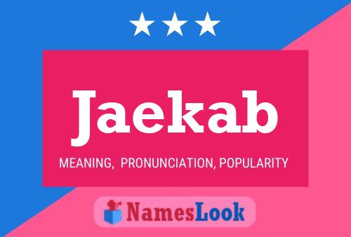 Jaekab Name Poster