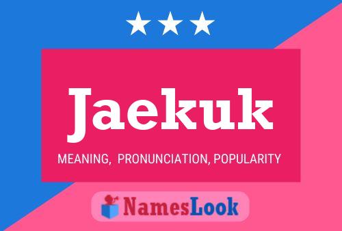 Jaekuk Name Poster