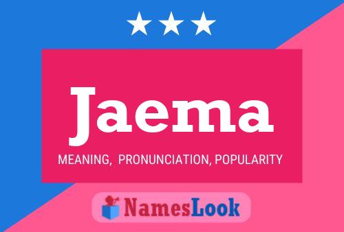 Jaema Name Poster