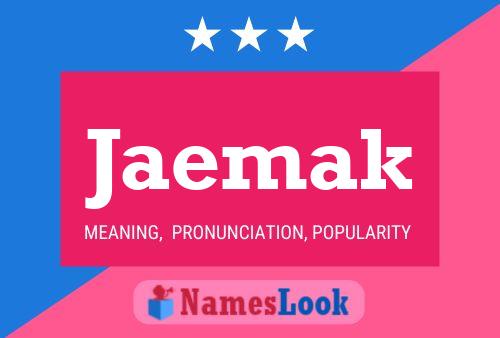 Jaemak Name Poster