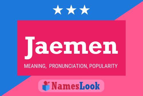 Jaemen Name Poster