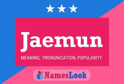 Jaemun Name Poster