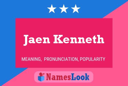 Jaen Kenneth Name Poster