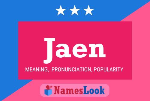 Jaen Name Poster