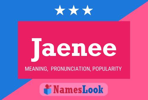 Jaenee Name Poster