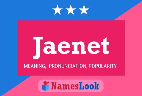 Jaenet Name Poster