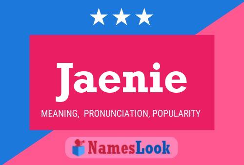 Jaenie Name Poster