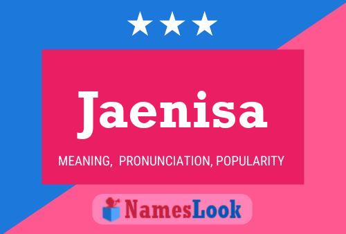 Jaenisa Name Poster