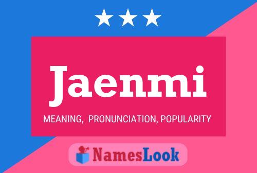 Jaenmi Name Poster