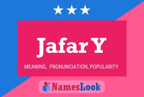 Jafar Y Name Poster