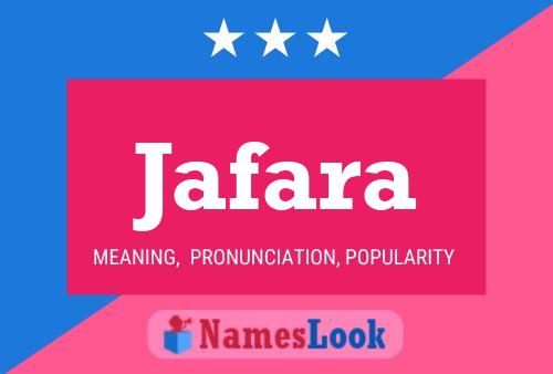 Jafara Name Poster