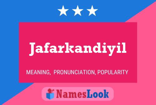 Jafarkandiyil Name Poster