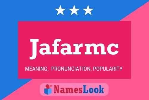 Jafarmc Name Poster