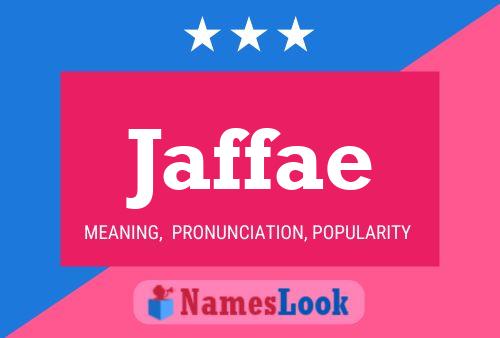 Jaffae Name Poster