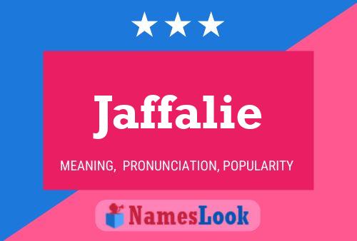 Jaffalie Name Poster