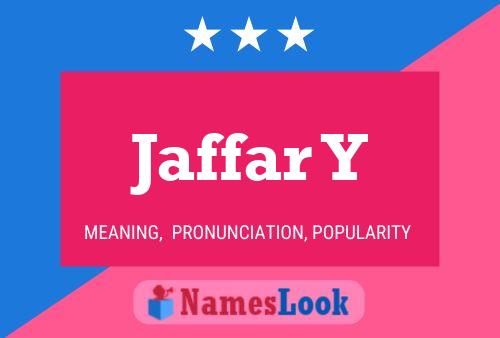 Jaffar Y Name Poster