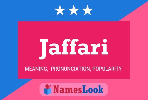 Jaffari Name Poster