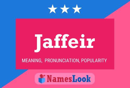 Jaffeir Name Poster