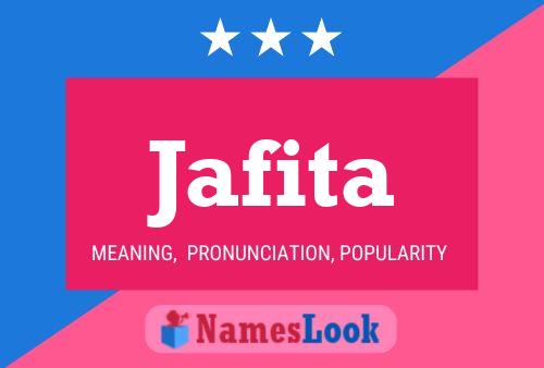 Jafita Name Poster