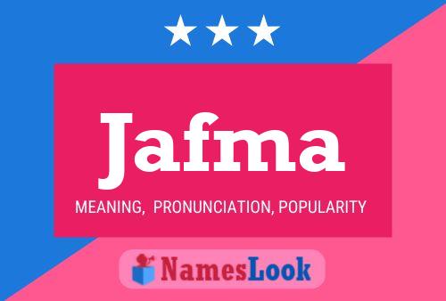 Jafma Name Poster