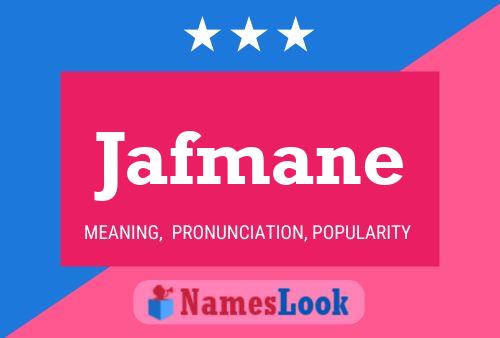 Jafmane Name Poster