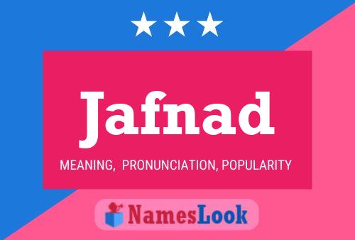 Jafnad Name Poster