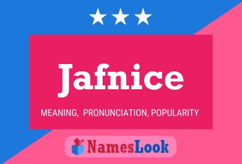 Jafnice Name Poster