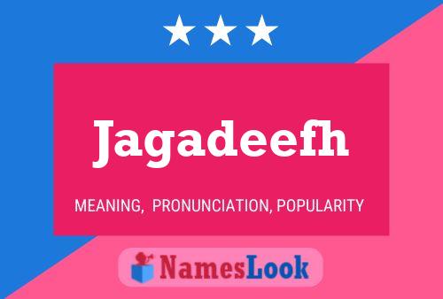 Jagadeefh Name Poster