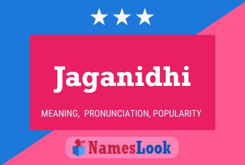 Jaganidhi Name Poster