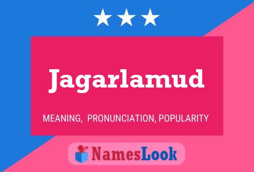 Jagarlamud Name Poster