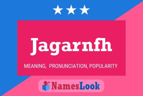 Jagarnfh Name Poster