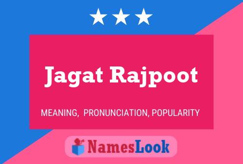 Jagat Rajpoot Name Poster