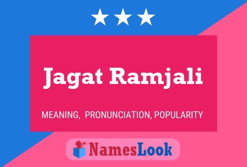 Jagat Ramjali Name Poster