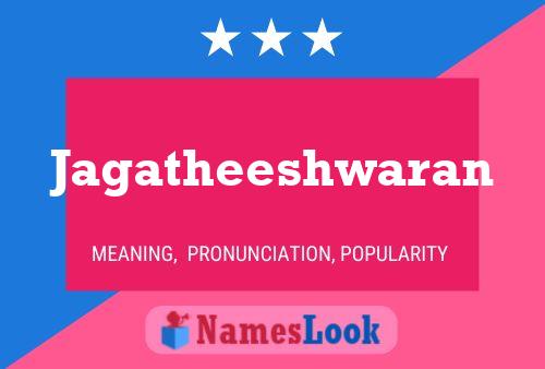 Jagatheeshwaran Name Poster