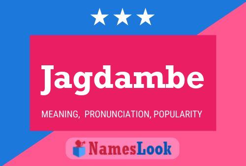 Jagdambe Name Poster