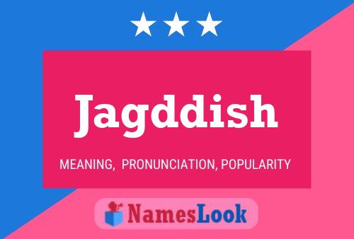 Jagddish Name Poster