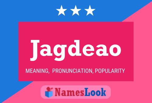 Jagdeao Name Poster